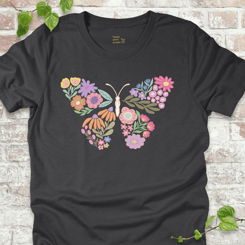 Floral Boho Butterfly T-Shirt