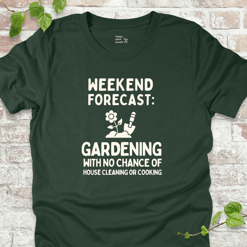 Weekend Forecast Gardening T-Shirt