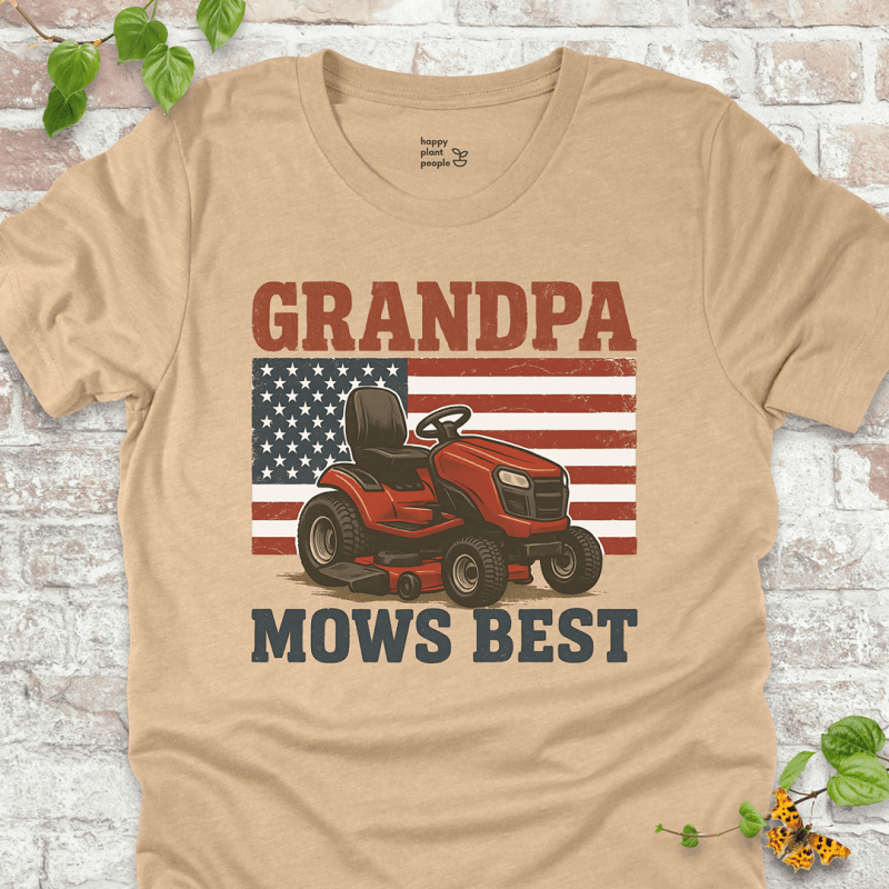 Grandpa Mows Best T-Shirt