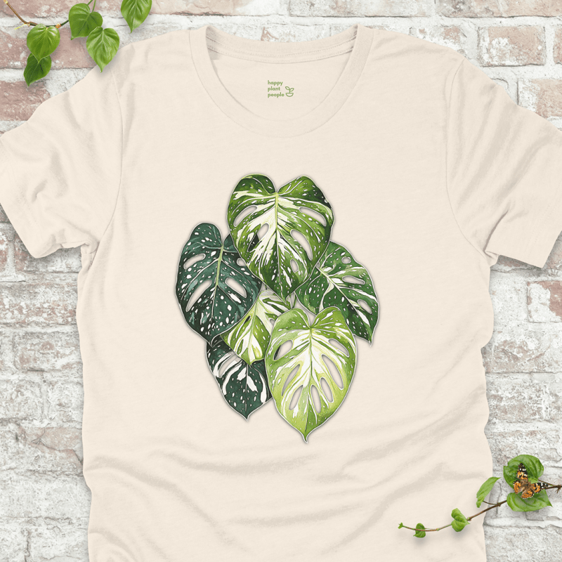 Variegated Monstera Leaf T-Shirt