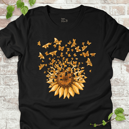 Sunflower Butterfly Burst T-Shirt