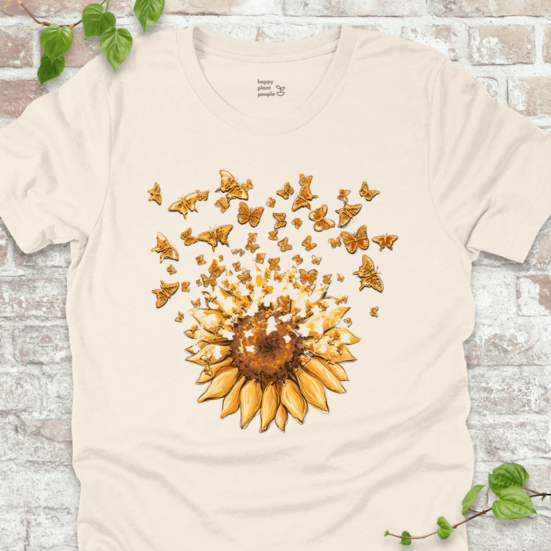 Sunflower Butterfly Burst T-Shirt