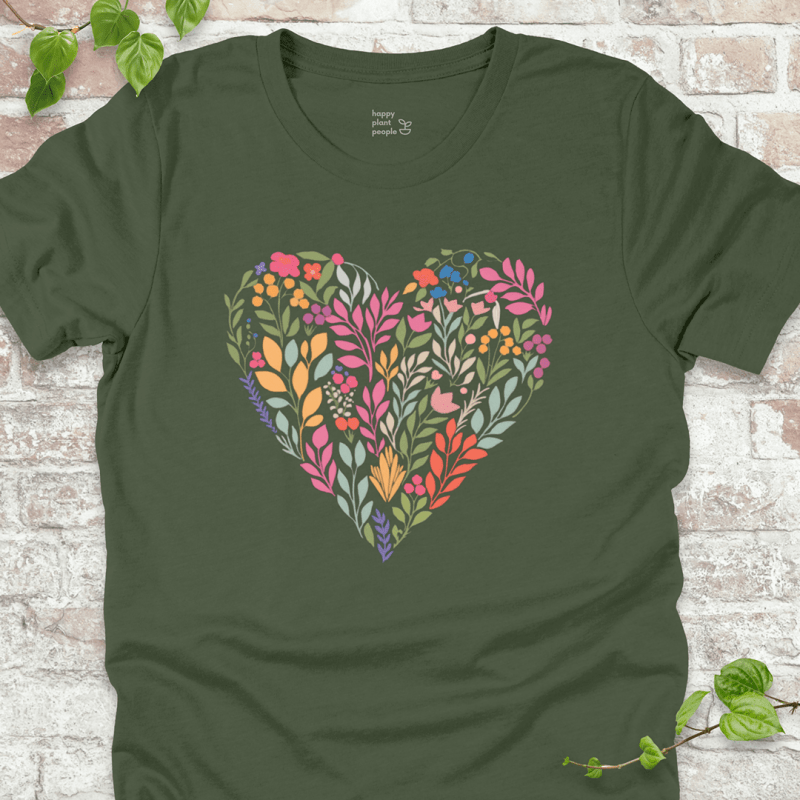 Floral Heart T-Shirt