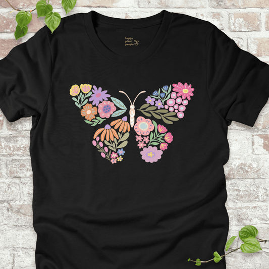 Floral Boho Butterfly T-Shirt