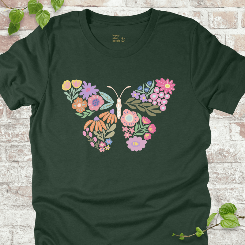 Floral Boho Butterfly T-Shirt