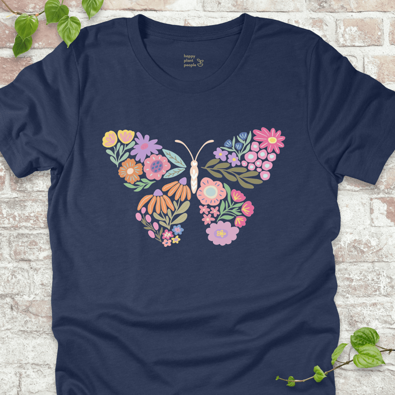 Floral Boho Butterfly T-Shirt