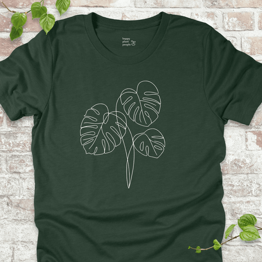 Minimalist Monstera T-Shirt