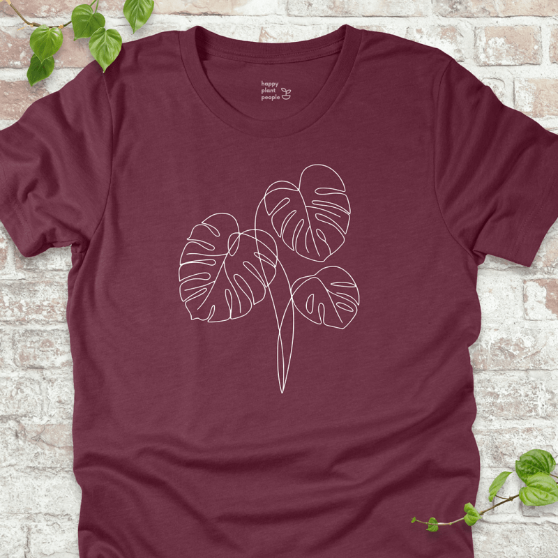 Minimalist Monstera T-Shirt