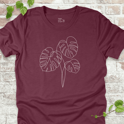 Minimalist Monstera T-Shirt