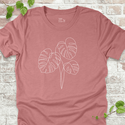 Minimalist Monstera T-Shirt