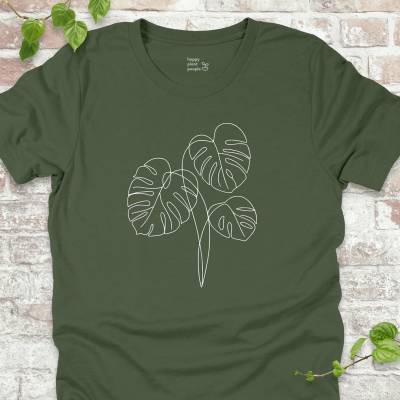 Minimalist Monstera T-Shirt