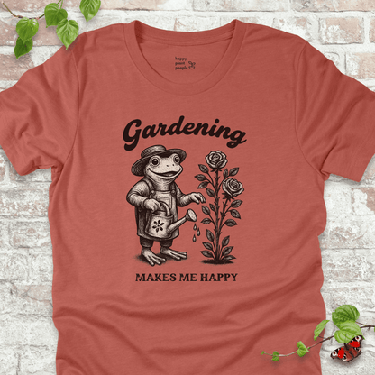 Gardening Frog T-Shirt