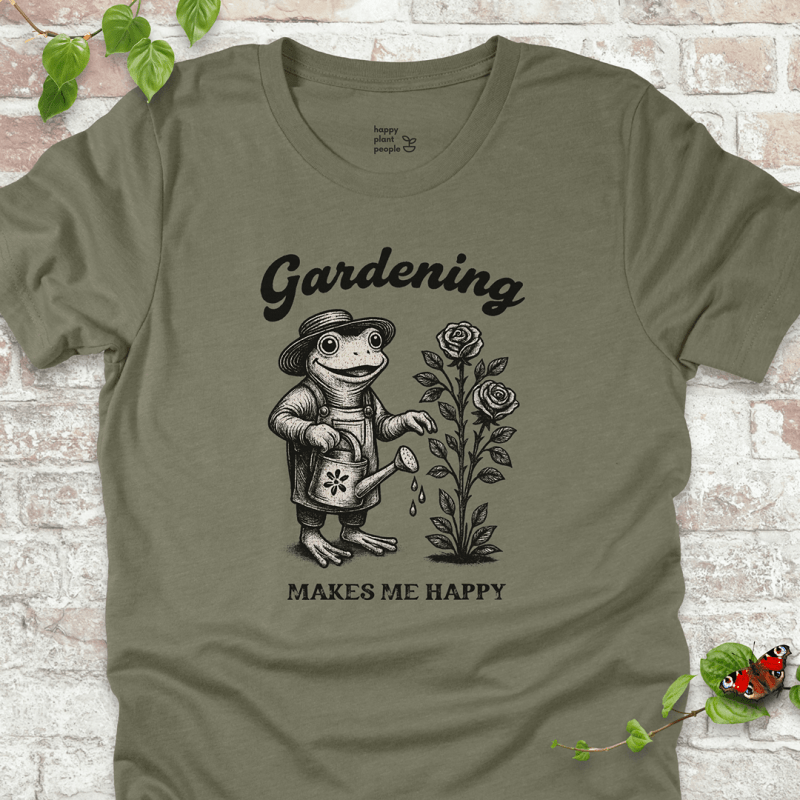 Gardening Frog T-Shirt