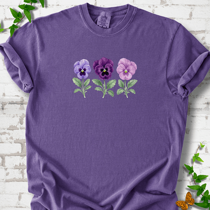 Vintage Pansies T-Shirt