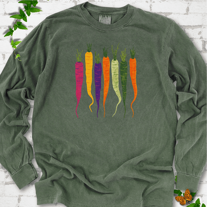 Rainbow Carrots Long Sleeve T-Shirt