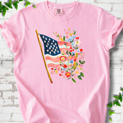 Stars Stripes & Wildflowers T-Shirt