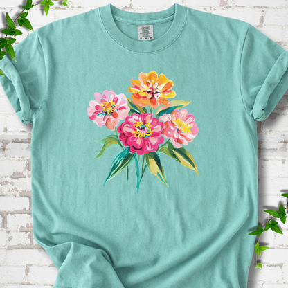Cutting Garden Zinnias T-Shirt