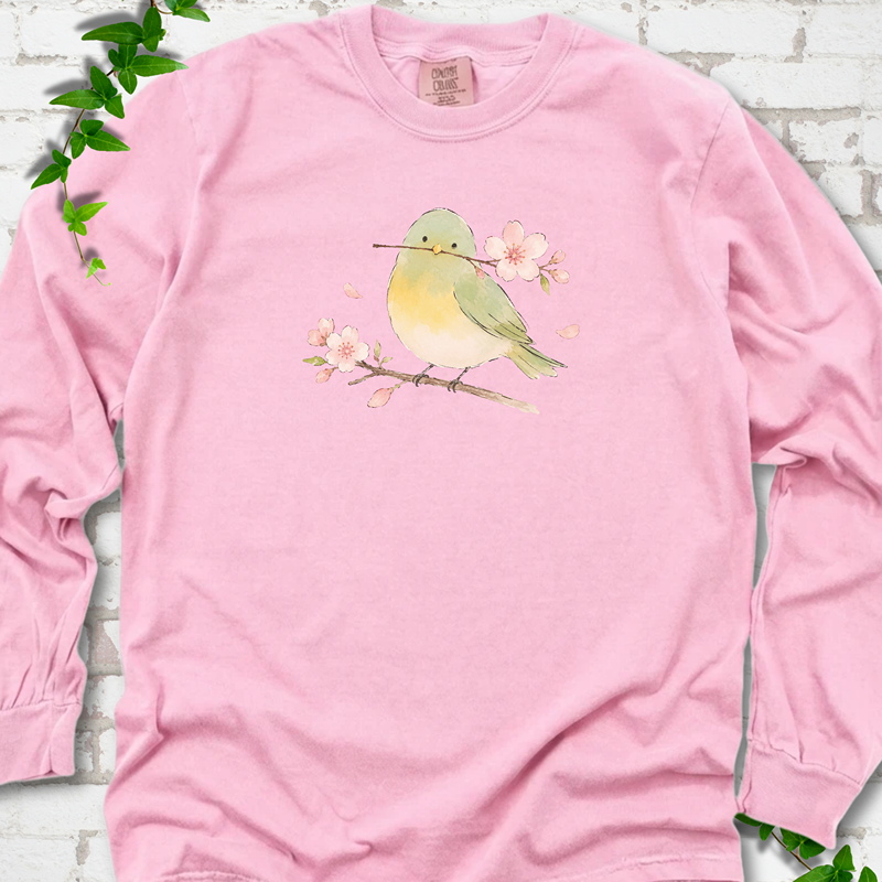 Cherry Blossom Buddy LS T-Shirt