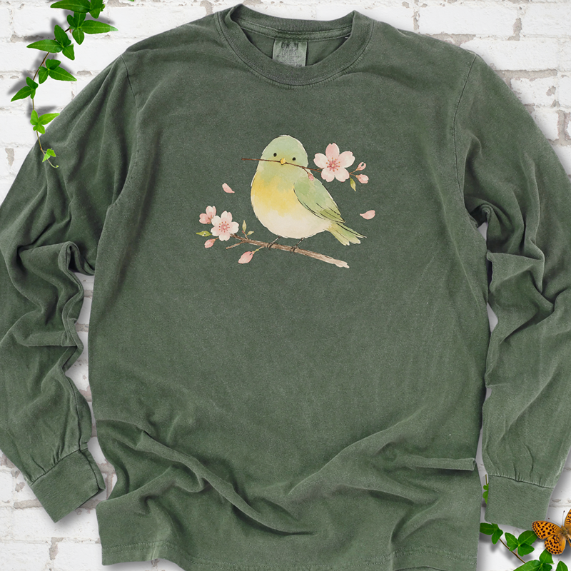 Cherry Blossom Buddy LS T-Shirt