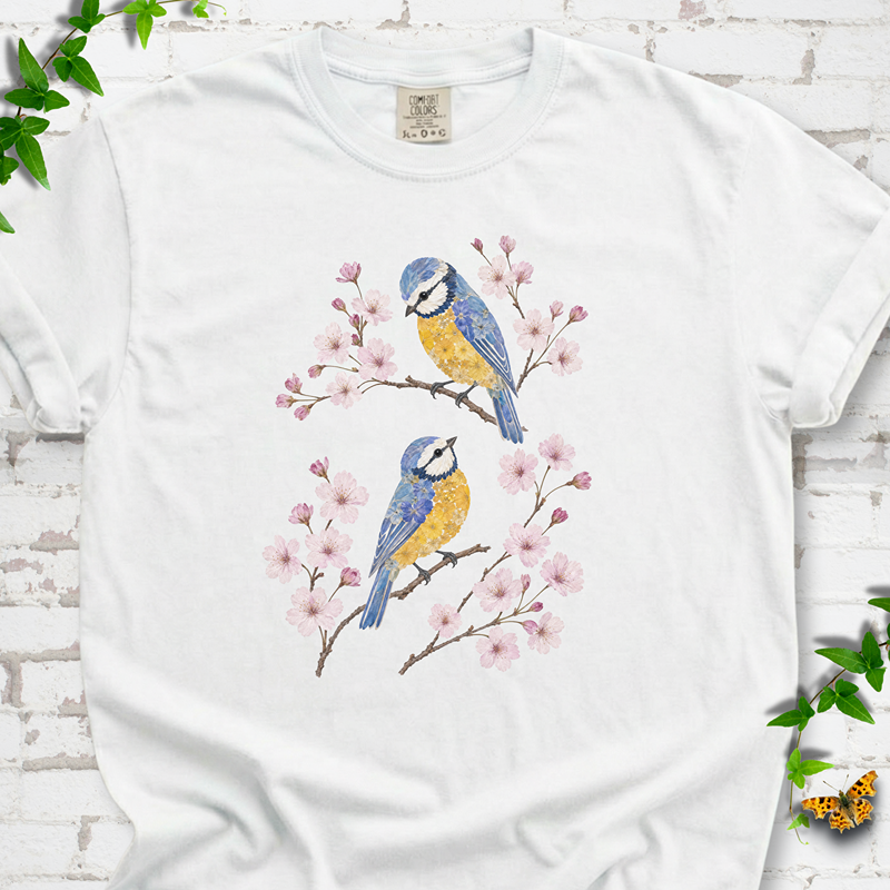 Wildflower Birds T-Shirt