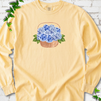 Hydrangea Basket LS T-Shirt