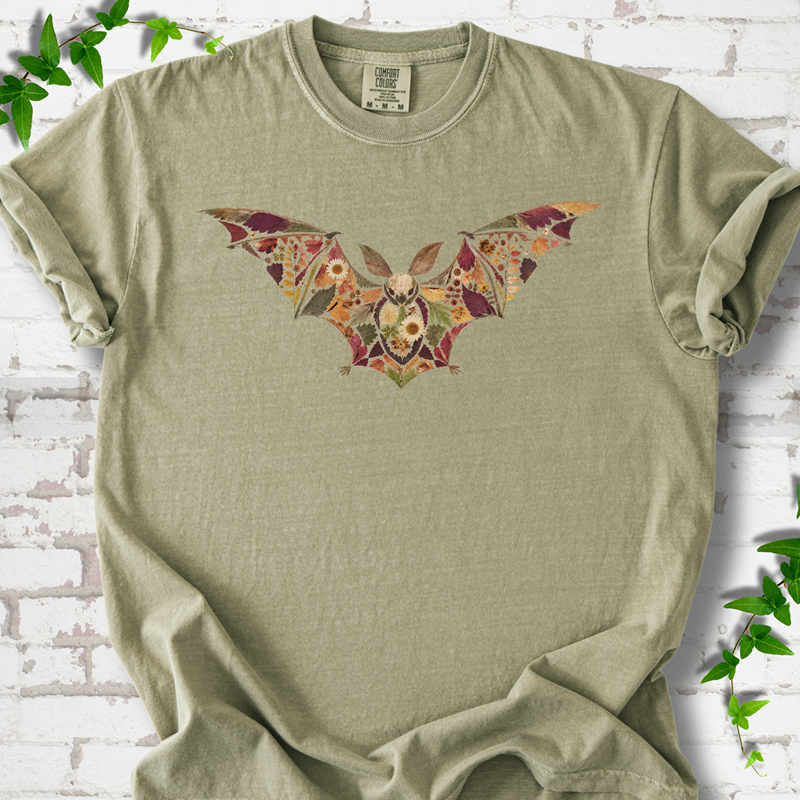 Pressed Flower Bat T-Shirt
