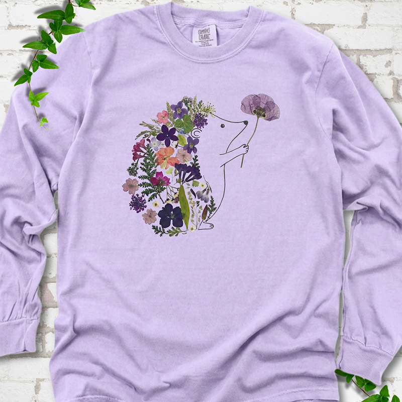 Wildflower Hedgehog LS T-Shirt