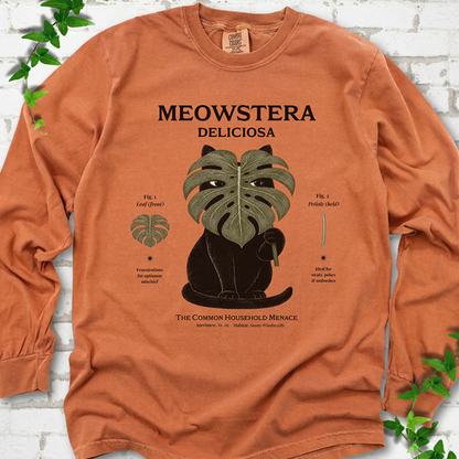 Meowstera LS T-Shirt
