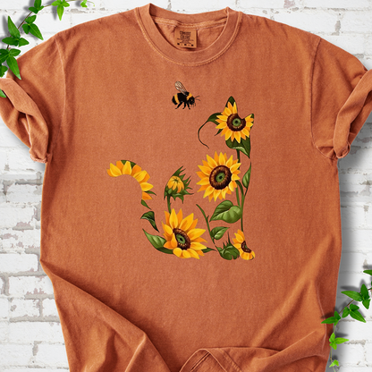 Sunflower Cat T-Shirt