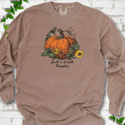 Just a Simple Pumpkin LS T-Shirt