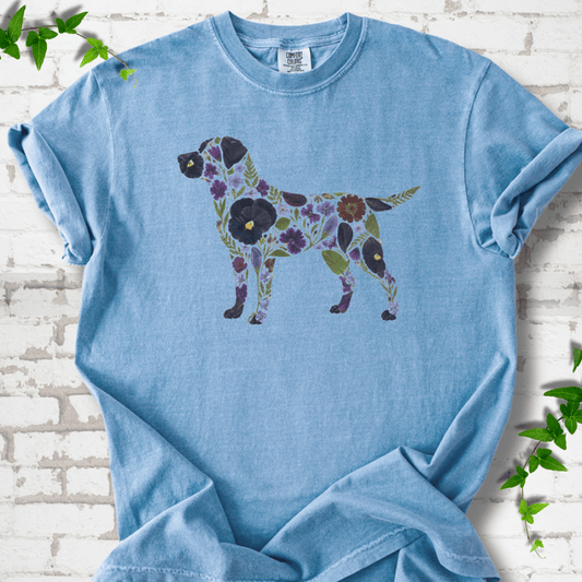 Wildflower Labrador T-Shirt