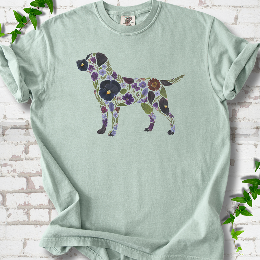 Wildflower Labrador T-Shirt