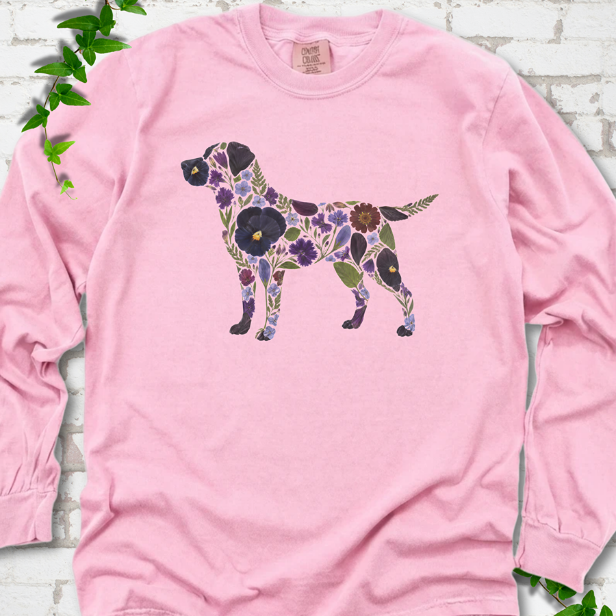 Wildflower Labrador LS T-Shirt