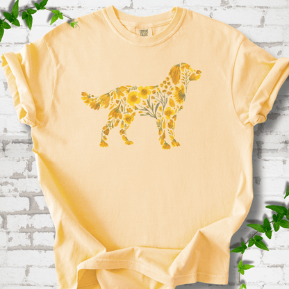 Wildflower Golden Retriever T-Shirt