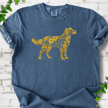 Wildflower Golden Retriever T-Shirt