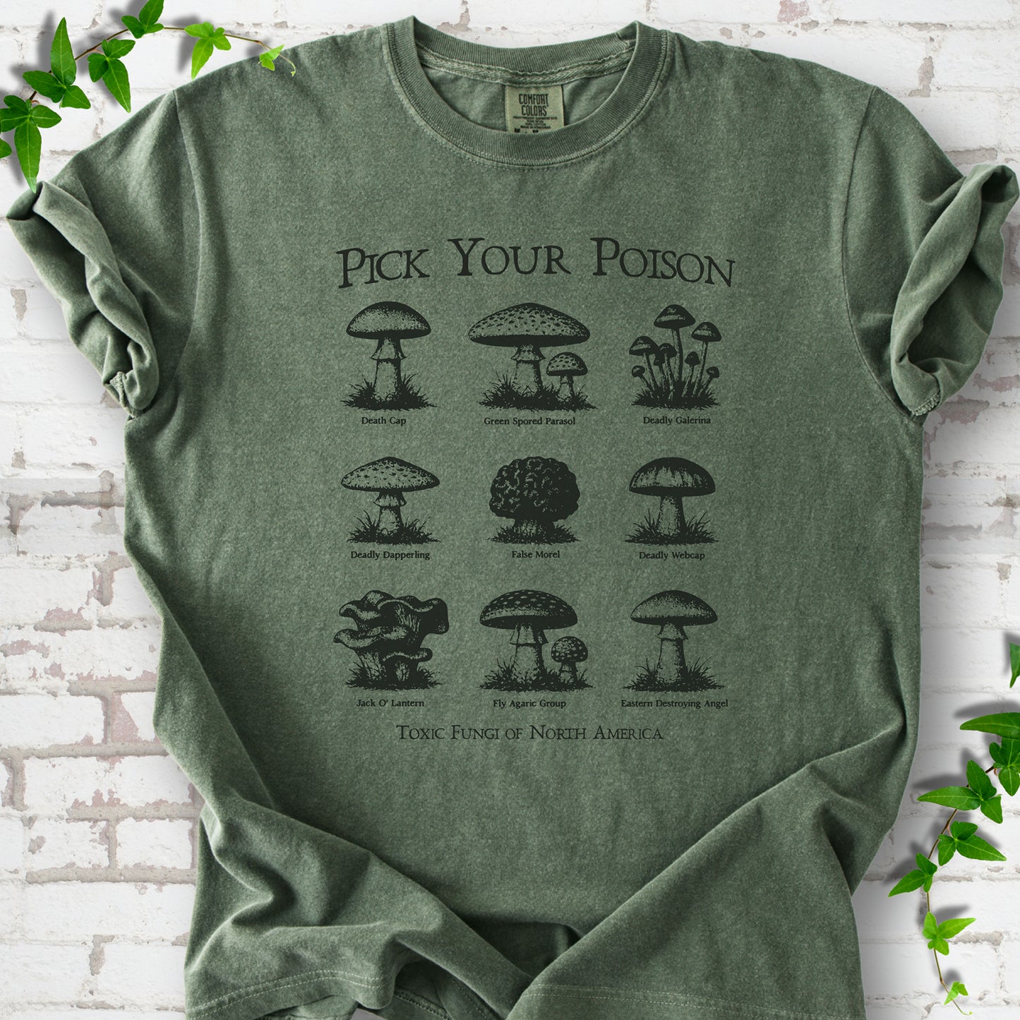 Pick Your Poison Mushroom T-Shirt