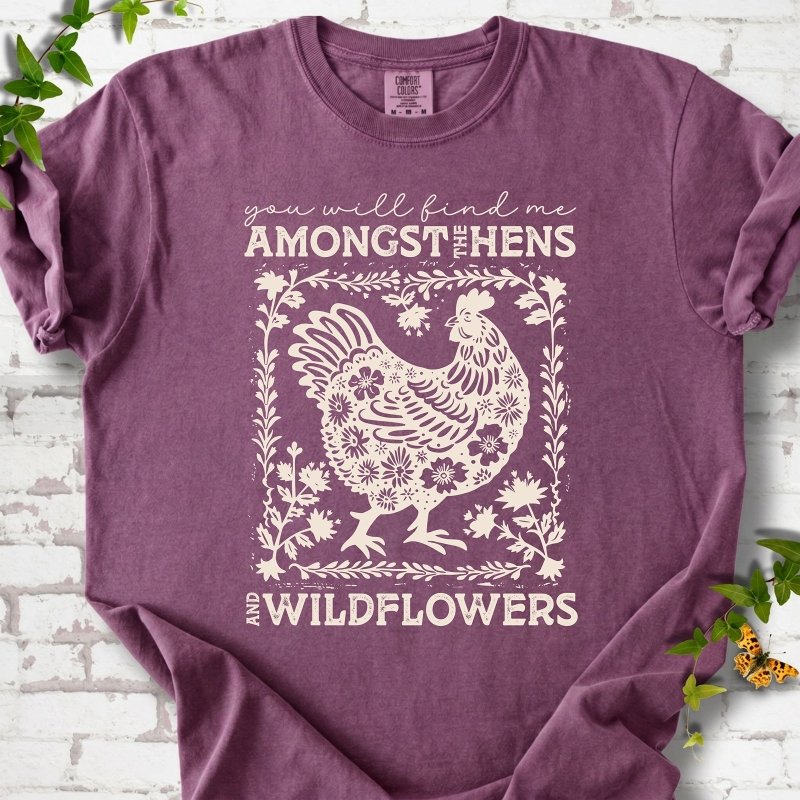 Hens & Wildflowers T-shirt