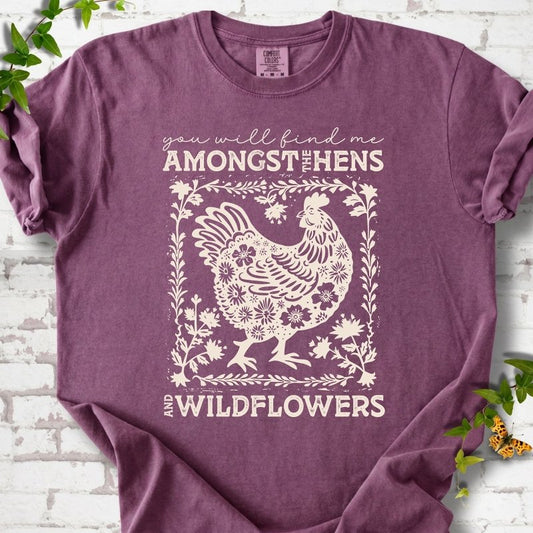 Hens & Wildflowers T-shirt