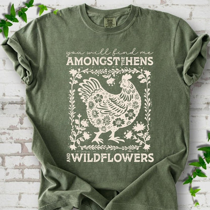Hens & Wildflowers T-shirt