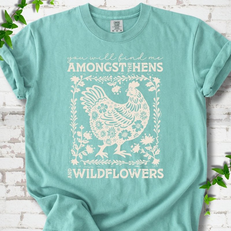 Hens & Wildflowers T-shirt