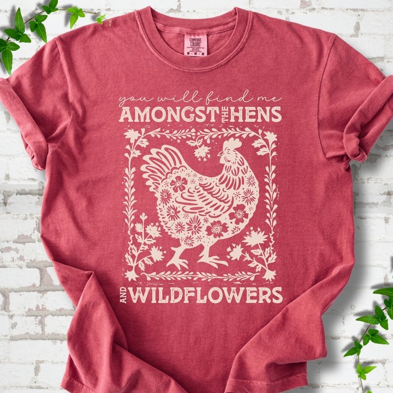 Hens & Wildflowers T-shirt