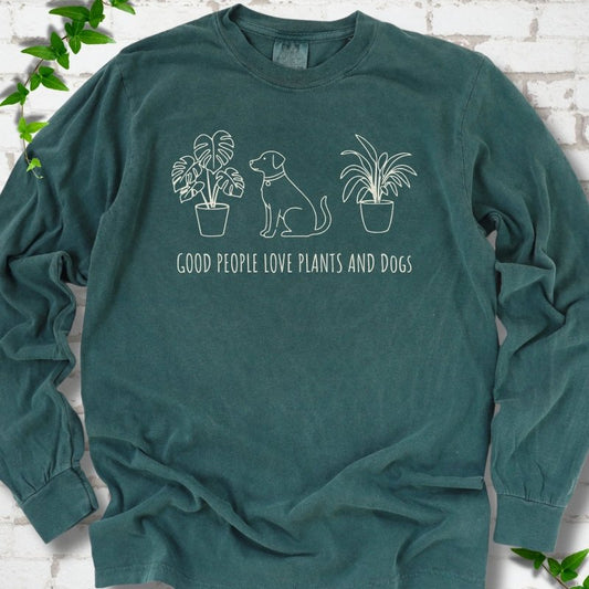 Plants and Dogs LS T-Shirt