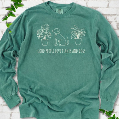 Plants and Dogs LS T-Shirt