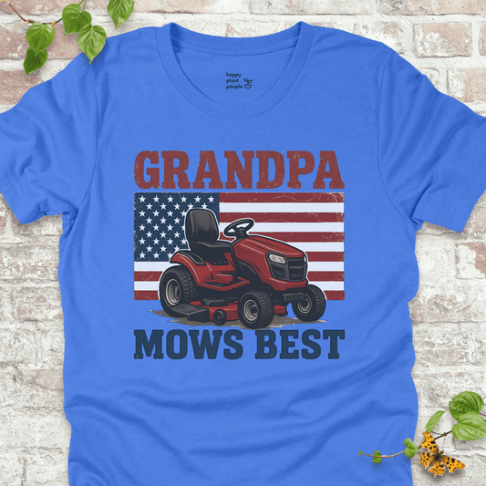 Grandpa Mows Best T-Shirt