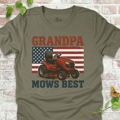 Grandpa Mows Best T-Shirt