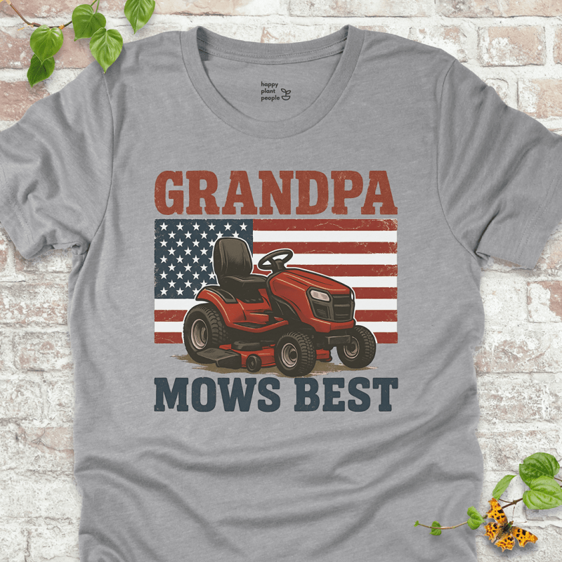 Grandpa Mows Best T-Shirt