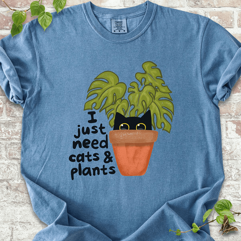 Need Cats & Plants T-Shirt