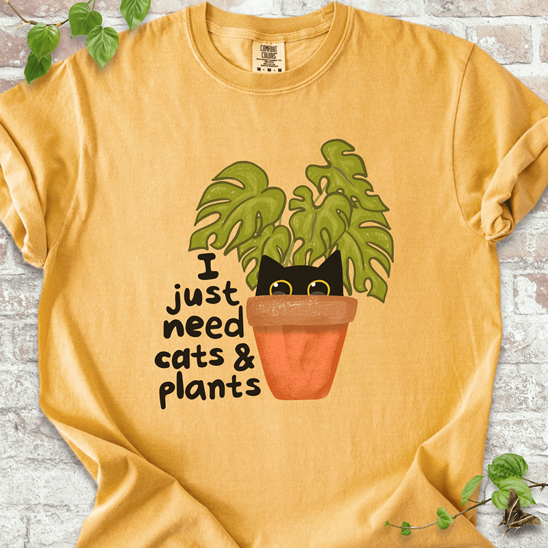 Need Cats & Plants T-Shirt
