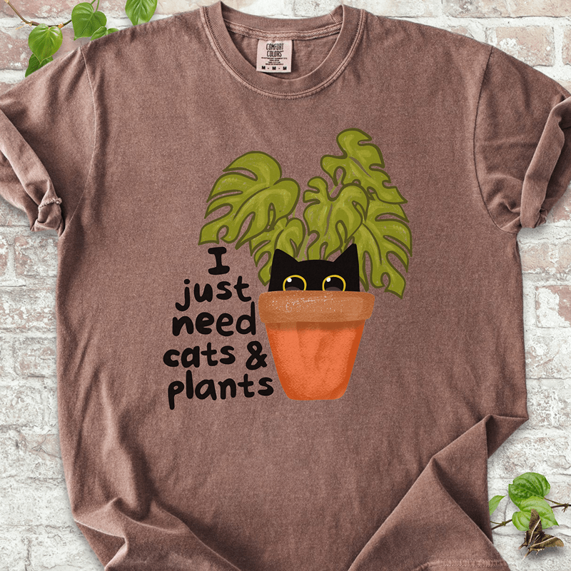 Need Cats & Plants T-Shirt