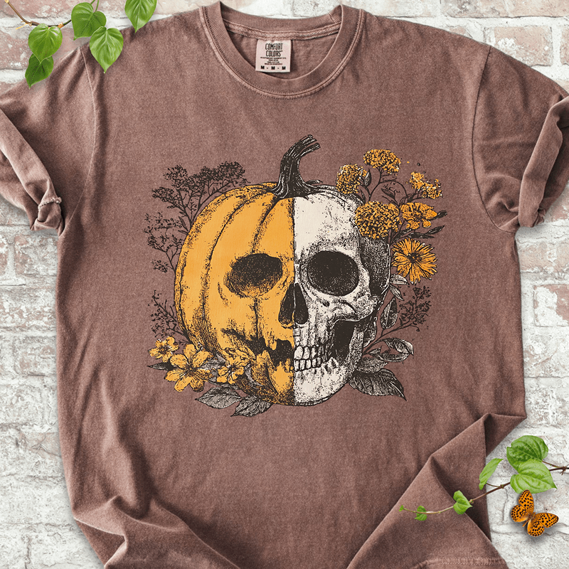 Pumpkin Skull T-shirt